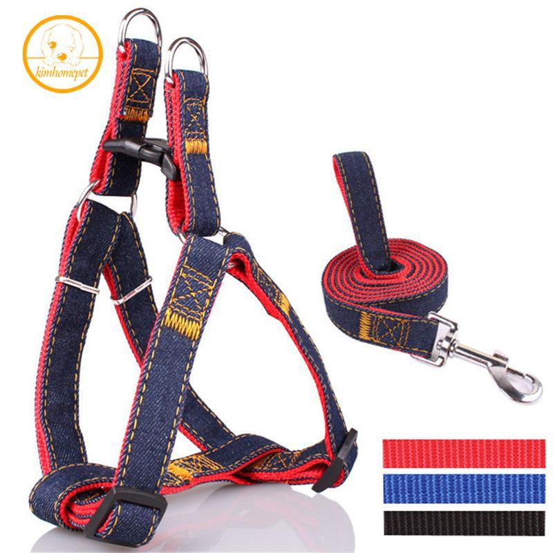 128402E5D2DD8A67337FB3BFE6D0AC6B Colorful Jean Denim Leash - PetCareSunday
