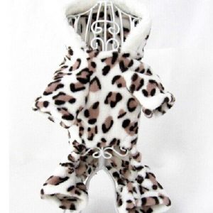 Leopard Print Dog Hoodie - PetCareSunday