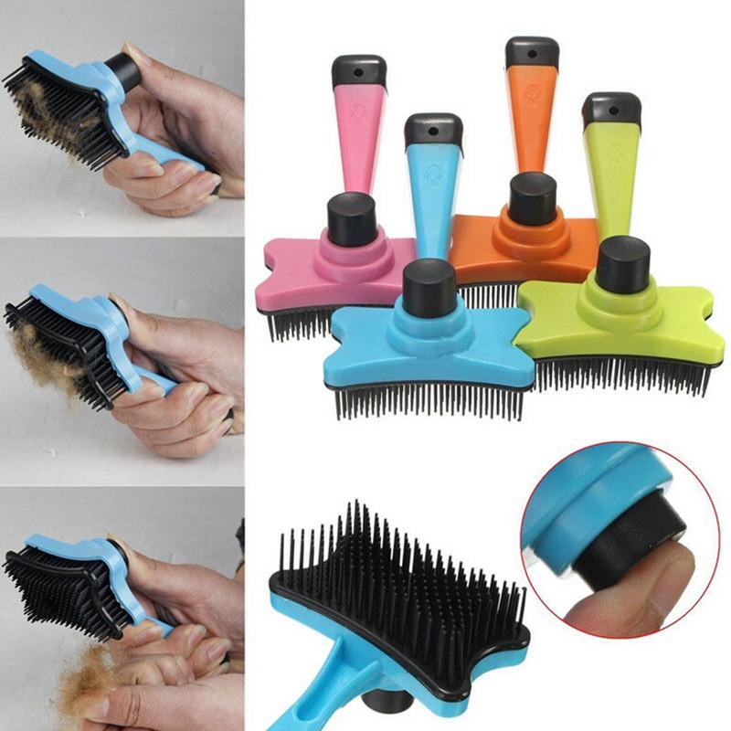 4C2D2F4874F2FBF5AEF2AC9073408A56 Pet Slicker Fur Shedding Brush - PetCareSunday