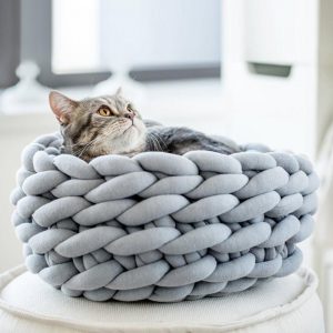Braided Warming Pet Bed - PetCareSunday