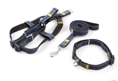 541DED0442842709345A6F7CA1C437E3 Colorful Jean Denim Leash - PetCareSunday