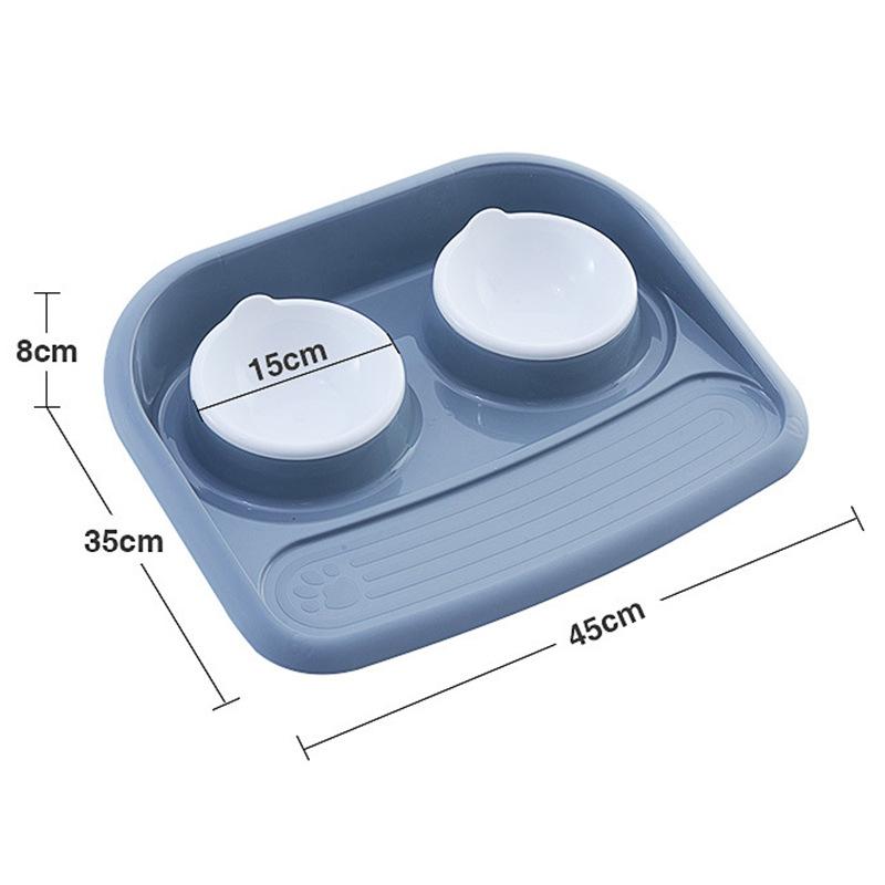 77332AF70B6C717FBD4D3FFF6972BE18 Bone Type Splash-proof Dog Bowl - PetCareSunday