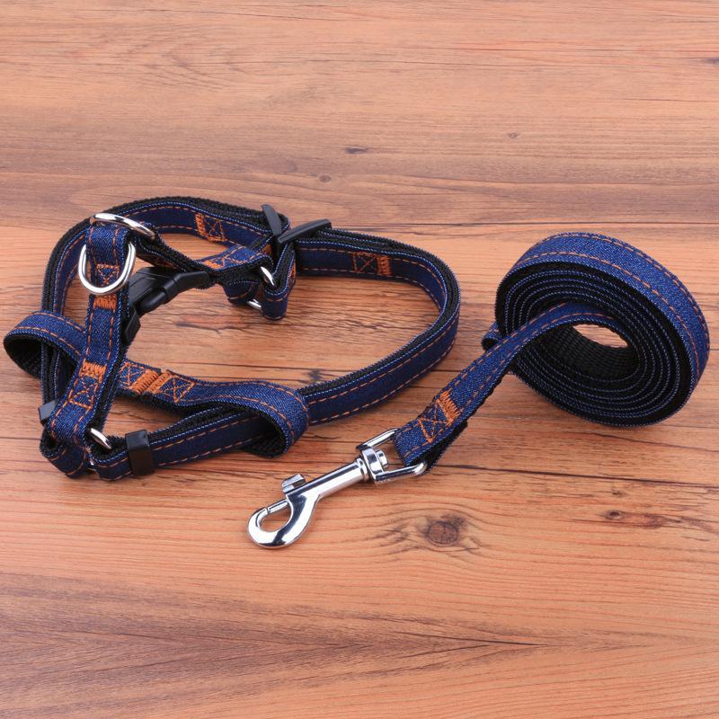 7CE5B48E028B303807A503C3C3310ABD Colorful Jean Denim Leash - PetCareSunday