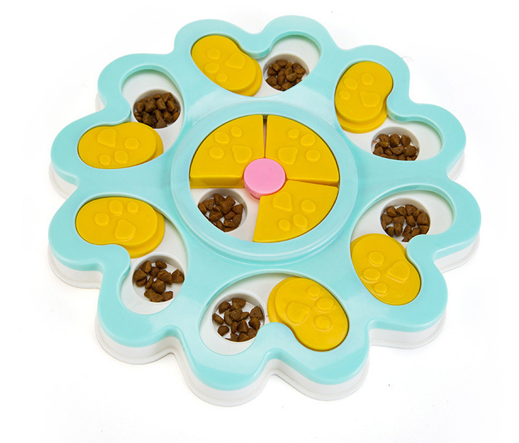 830A1E6E7CD2DF99EC6E200240F8B92B Educational Flower Design Dog Bowl - PetCareSunday