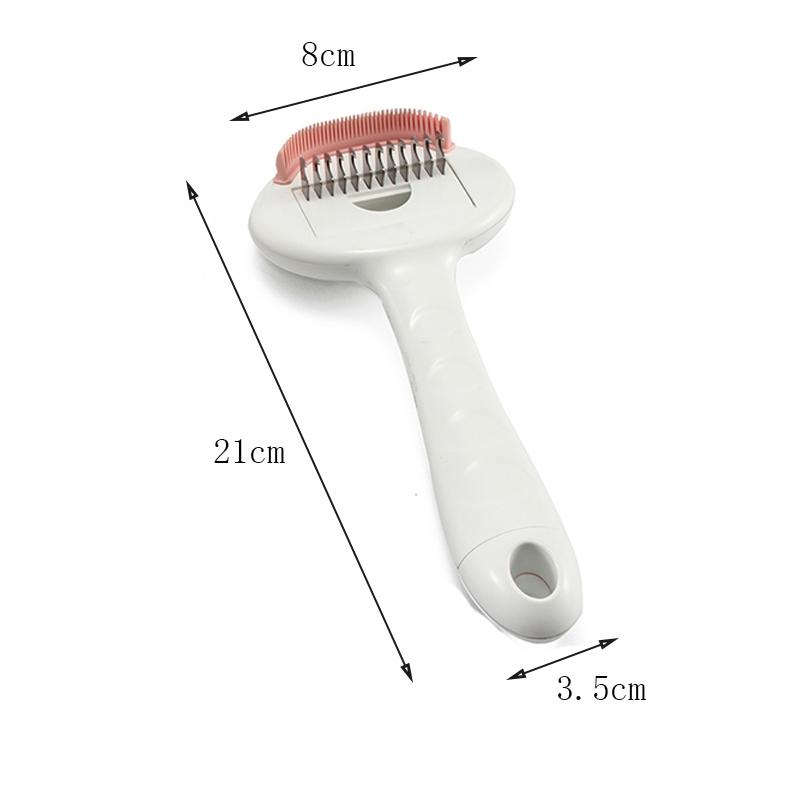 A85764C1E5A06A23869FD571B8882A63 3 in 1 Dense Tooth Comb Pet Hair Shedding Brush - PetCareSunday