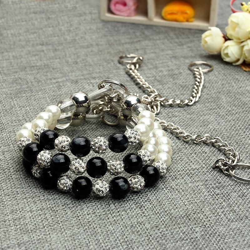 AE40C24AACA7C92843533E602B4F52FC Luxury Beaded Pearls Pet Collar - PetCareSunday