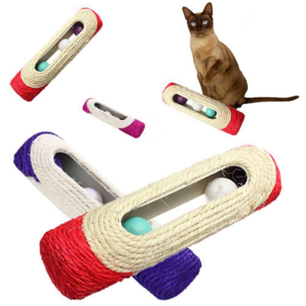 Cat-Toy-Pet-Cat-Kitten-Kitty-Toy-Rolling-Sisal-Scratching-Post-with-Trapped-Ball-Training-Toys_59df8af0-175e-4f03-9697-fedee0532481 Rolling Sisal Pet Toy - PetCareSunday