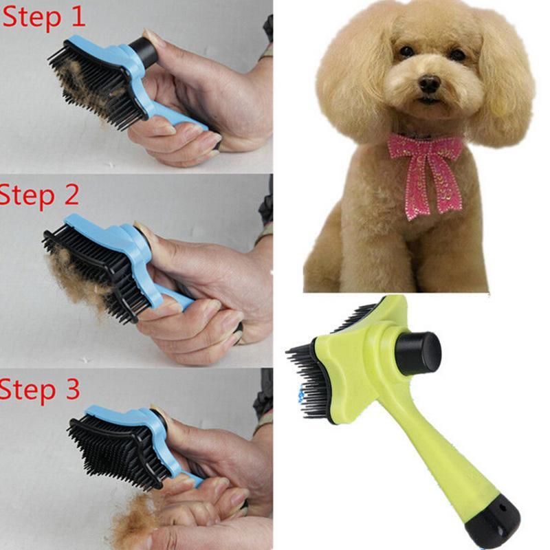 D3A41B6E85A3F85352F31A3B9B891334 Pet Slicker Fur Shedding Brush - PetCareSunday