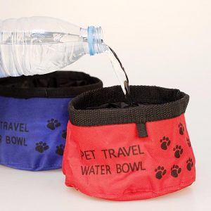 Portable Canvas Folding Travel Bowl - PetCareSunday