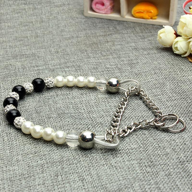 E7A5A004842BAC15A9AFD72E99ED9768 Luxury Beaded Pearls Pet Collar - PetCareSunday