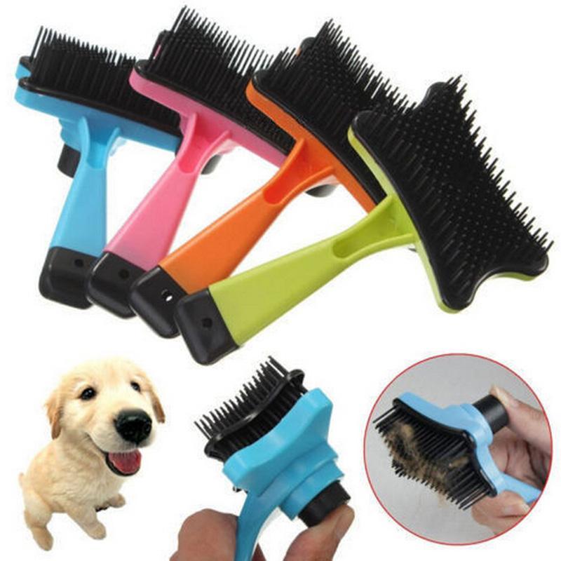 F46E5149BEAAED10A7C278B187756BDC Pet Slicker Fur Shedding Brush - PetCareSunday
