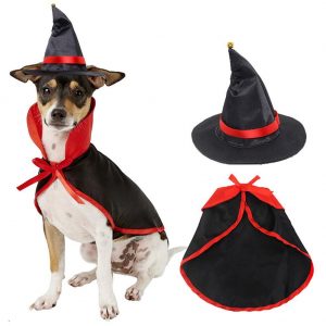 Pet Halloween Cloak Hat Set - PetCareSunday
